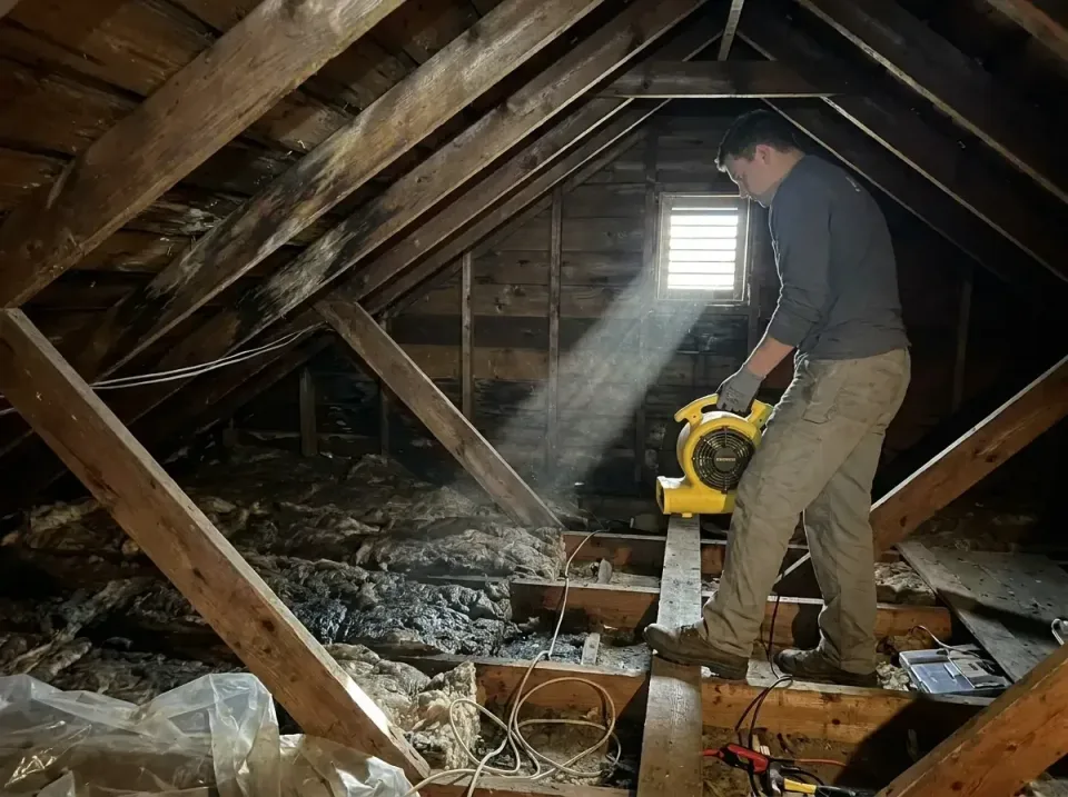 attic-water-damage-drying-proc-007 — frequently asked questions, Emergency Water Extraction & 24/7 Flood Response in Cochran…